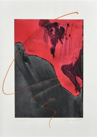 Gino Scagnetti YOSU/D-65, 1994 tecnica mista su carta, cm 49x36 firma e data