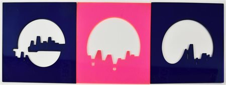 Giuseppe Riccardo Lanza SENZA TITOLO trittico multipli in plexiglass, cm...