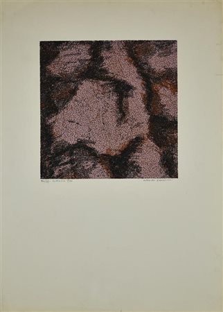 Alberto Cavalieri SENZA TITOLO, 1974 litografia, cm 70x50; es. 26/99 firma,...