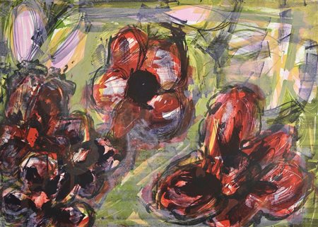 Ignoto SENZA TITOLO, 1973 serigrafia, cm 74,5x52,5; es. 206/277 firma, data e...