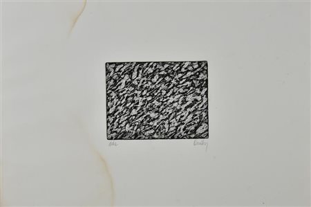 Ignoto SENZA TITOLO acquaforte, cm 12x16, su foglio cm 34x50; es. P.D.A....