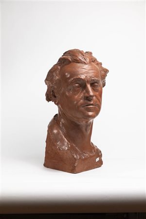 MICHELANGELO MONTI<BR>Milano 1875 - 1946 Torino<BR>"Ritratto di Felice Vellan"