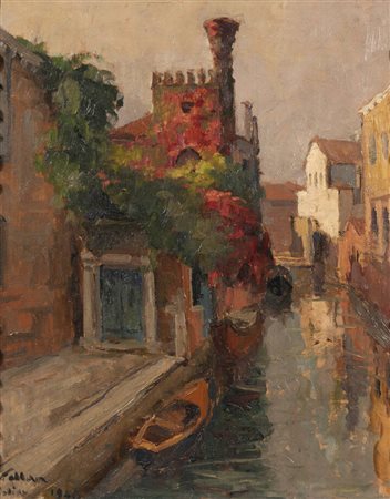 FELICE VELLAN<BR>Torino 1889 - 1976<BR>"Autunno" 1946