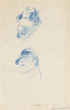 FELICE VELLAN<BR>Torino 1889 - 1976<BR>"In tradotta" 1916