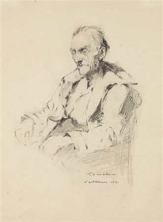 FELICE VELLAN<BR>Torino 1889 - 1976<BR>"Tomalin" 1921