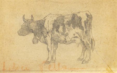 FELICE VELLAN<BR>Torino 1889 - 1976<BR>"Mucca"