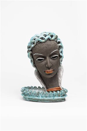 RUDOLF KNÖRLEIN<BR>Vienna (Austria) 1902-1982 Alt Duvenstedt (Germania)<BR>"Frauenkopf" anni '30