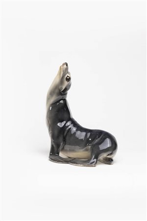 CERAMICHE ZACCAGNINI<BR>"Leone marino"