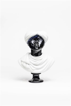 PIERO FORNASETTI<BR>Milano 1913 - 1988<BR>"Busto di moro"