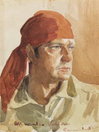 ACHILLE PARACHINI<BR>Torino 1888 - 1970<BR>"Ritratto"