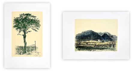 ALBERTO ZIVERI (1908-1990) - Lotto unico composto da 2 litografie