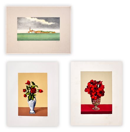 FABIO FAILLA (1917-1987) - Lotto unico composto da 3 litografie