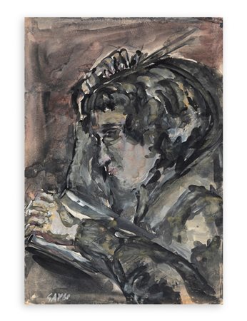 PIERO GAULI (1916-2012) - Donna che legge, 1962