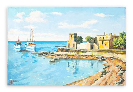 ALDO RISO (1929-2008) - Marina