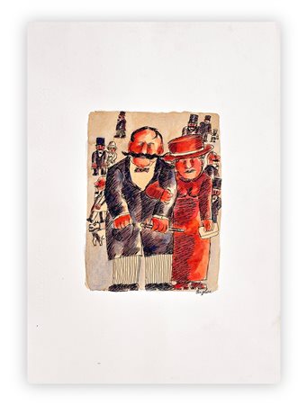 FRANZ BORGHESE (1941-2005) - Senza Titolo