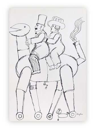 FRANZ BORGHESE (1941-2005) - Senza Titolo