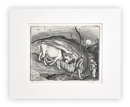 CINO BOZZETTI (1876-1949) - L'incontro
