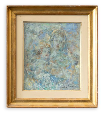 LUIGI MANTOVANI (1880-1957) - Madonna
