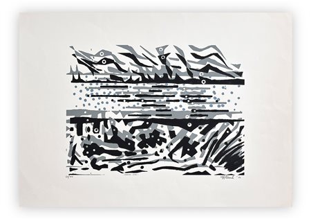 CARLO HOLLESCH (1926-1977) - Senza Titolo, 1971