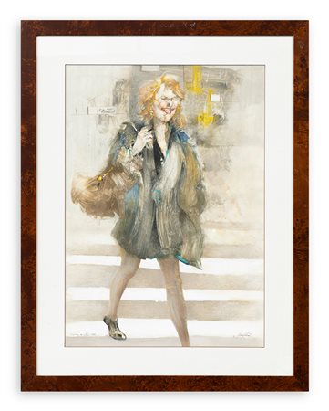 GIANCARLO VITALI (1929-2018)  - Signora di città, 1987
