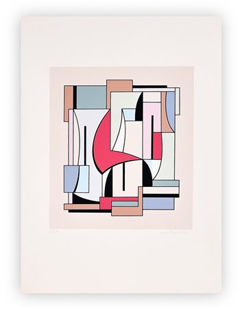 CARLA BADIALI (1907-1992) - Tavola N.4 (Composizione n.37 da un olio su tela del 1935), 1978