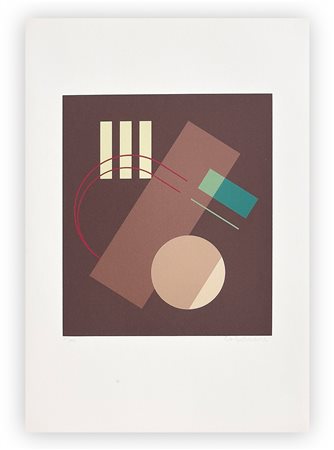 CARLA BADIALI (1907-1992) - Tavola N.6 (Composizione n.35 da una tempera del 1937), 1978