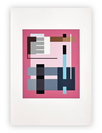 CARLA BADIALI (1907-1992) - Tavola N.2 (Composizione n.30 da una tempera del 1934), 1978