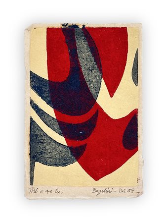 SILVANO BOZZOLINI (1911-1988) - Senza Titolo, 1958