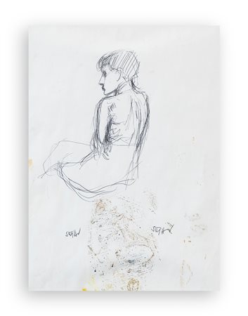 ALBERTO SUGHI (1928-2012) - Figura seduta, 2000