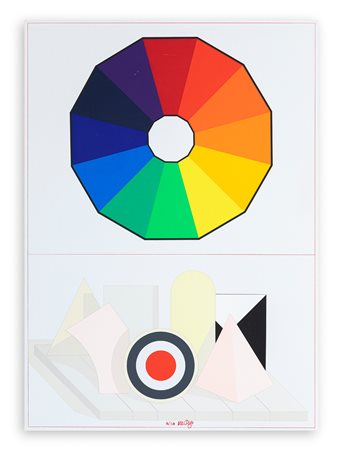 LUCIO DEL PEZZO (1933-2020) - Settori cromatici, 1975