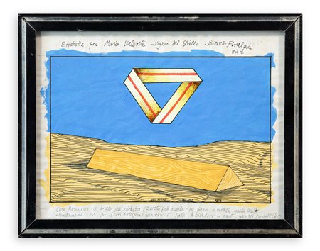 LUCIO DEL PEZZO (1933-2020) - Etichetta per Mario Valente, 1979