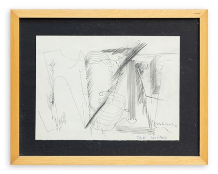 FRANCO GARELLI(1909-1973) - Dietro le quinte, 1960