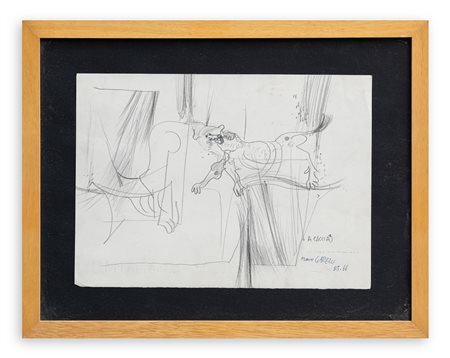 FRANCO GARELLI (1909-1973) - A caccia, 1966
