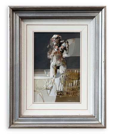 VANNI SALTARELLI (1945) - Donna in terrazzo