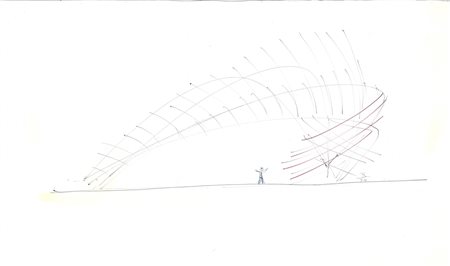 Toni Benetton (1910 - 1996)
Linee generatrici (studio), 1974