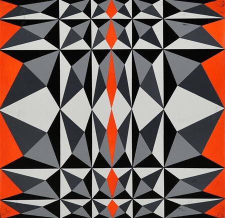 Massimo Salvadori F1B51, 2010 acrilico su tela, cm 20x20 sul retro: firma,...