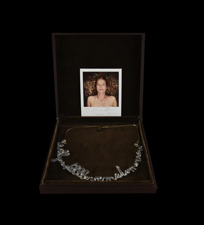 Annee' Olofsson WILL YOU STILL LOVE ME TOMORROW, 2004 collana in vetro di...