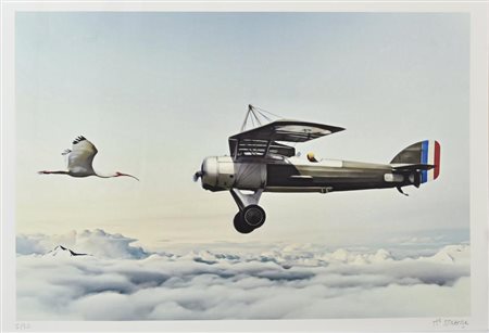 Mr Strange MEETING, 2021 stampa tipografica su carta Fedrigoni-Tintoretto...