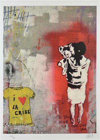 Eric Ullrich J'AIME TON ODEUR, 2021 stampa tipografica su carta...