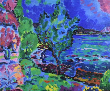 Giancarlo Borgia SARDEGNA (S. TEODORO, NUORO), 1994 olio su tela, cm 50x60...