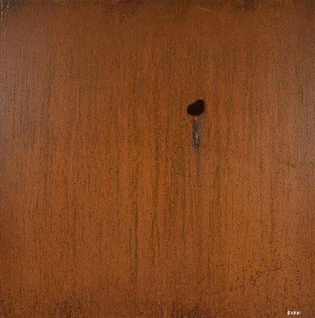 Mirco Bardi SENZA TITOLO, 2012 tecnica mista su tavola in ferro, cm 60x60...