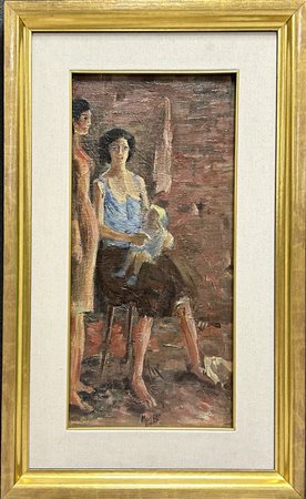 GABRIELE MUCCHI, "Maternità", 1982