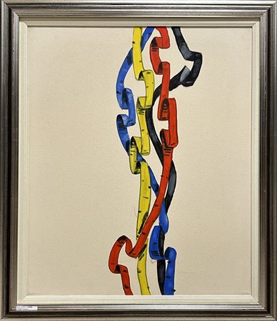 ALBINO GALVANO, "Nastri verticali", 1969