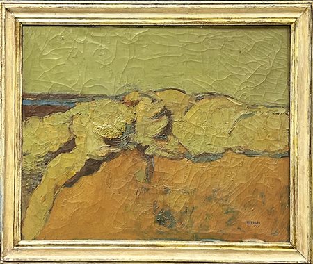 CARLO FERRARI, "Figura reclinata", 1976