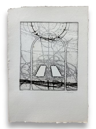 WALTER VALENTINI (1928-2022) - La città ideale, 1988