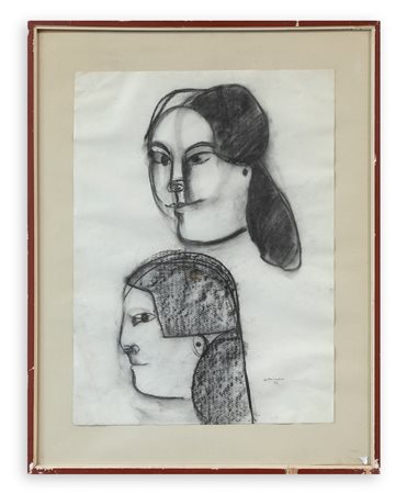 BRUNO CASSINARI (1912-1992) - Volti, 1951