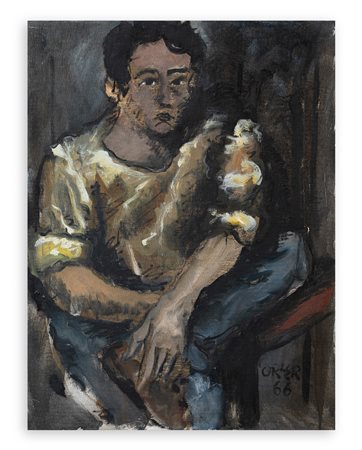 DAVIDE ORLER (1931-2010) - Senza Titolo, 1966