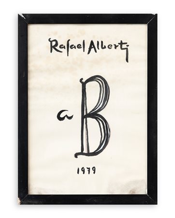 RAFAEL ALBERTI (1902-1999) - Senza Titolo, 1979