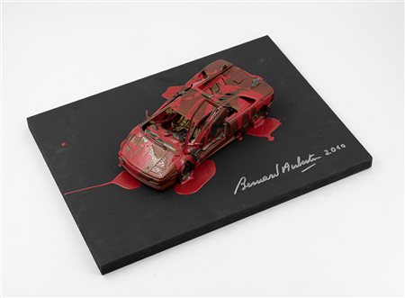 BERNARD AUBERTIN (1934-2015) - Voiture brulée, 2010