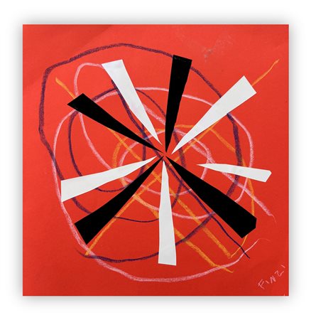 ENNIO FINZI (1931-2024) - Senza Titolo (Spazialista), Anni 2020-2022